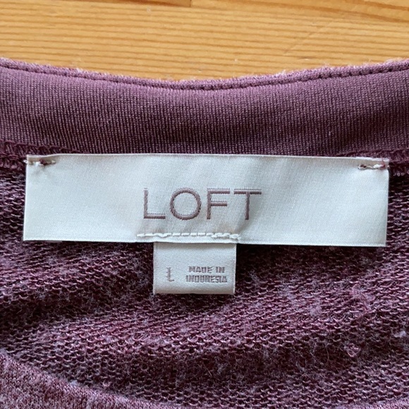 NWOT Loft Mid-Length Dress with Ruffled Sleeves - Picture 8 of 11